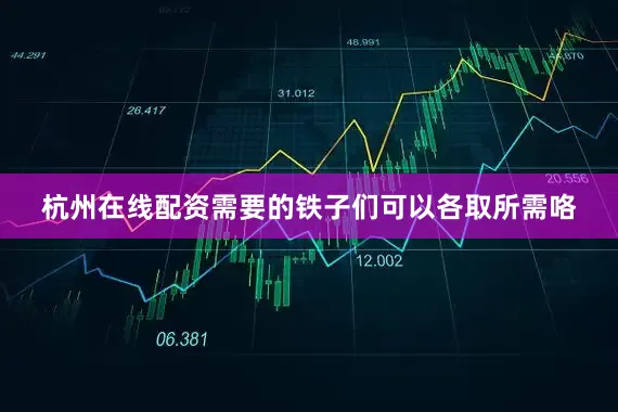 杭州在线配资需要的铁子们可以各取所需咯