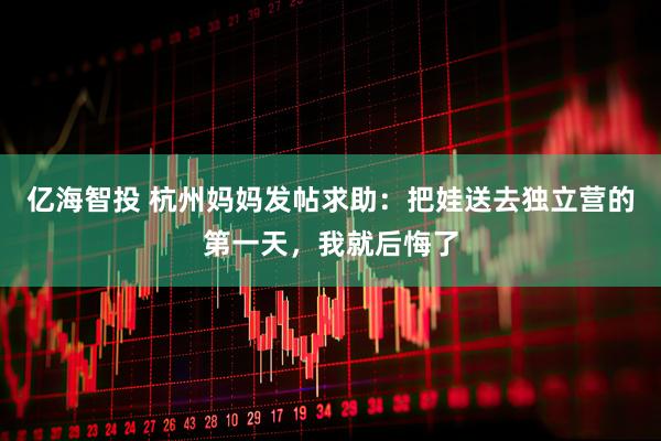 亿海智投 杭州妈妈发帖求助：把娃送去独立营的第一天，我就后悔了